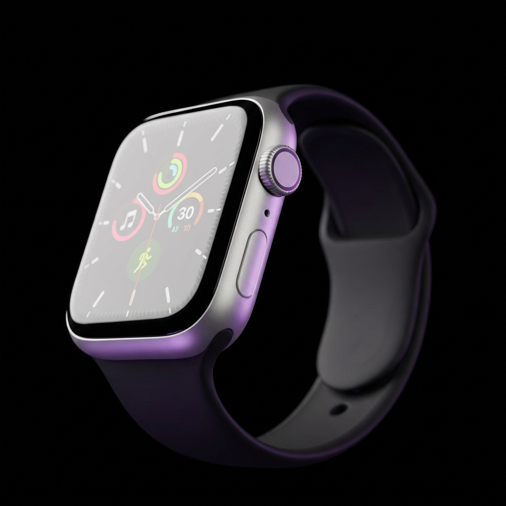 Apple Watch SE — Aura companion on wrist